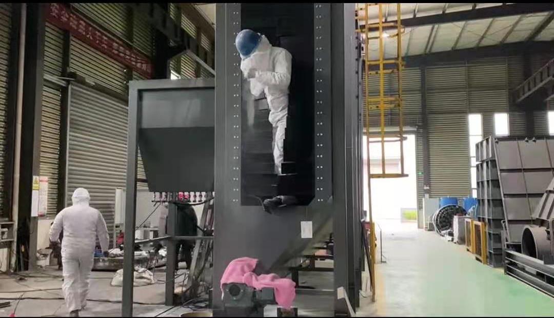 高端拋丸機、拋丸設備廠內景展示